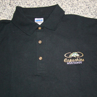 Cap Mustang Embroidered Polo