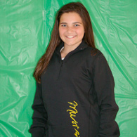 Girls Mustang 1/4 Zip Sweatshirt